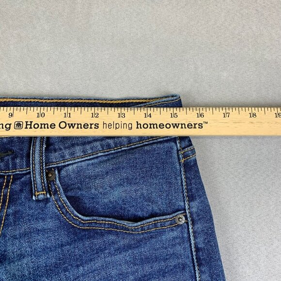 Levis Mens Pants 30 Blue Jeans 505 Regular Fit Medium Wash Strauss Denim 30x28 - Picture 4 of 10